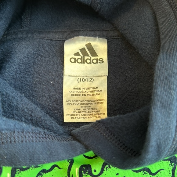 Adidas Youth Hoodie Sweatshirt - Picture 7 of 7